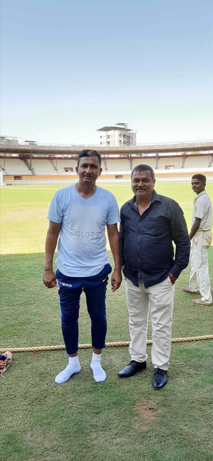Coach MK With Sanjay Bangar Sir